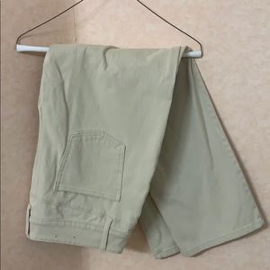 Coldwater Creek knit denim straight leg jeans